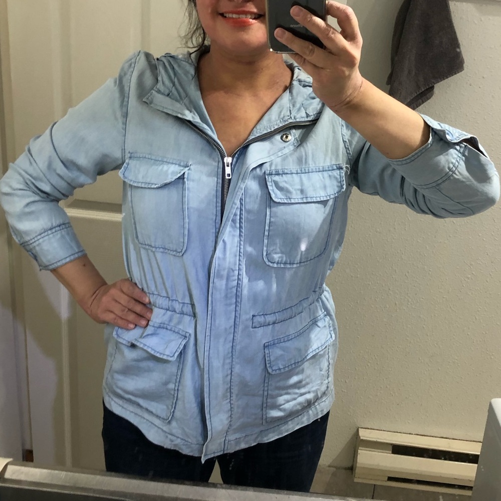 Hooded Tencel Shirt
